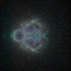 Bhuddabrot image with much of the noise removed