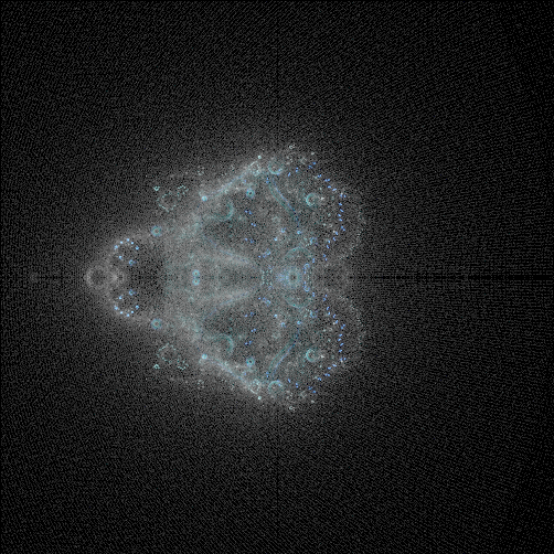 502x502px Bhuddabrot with no overlaying grid visible. 